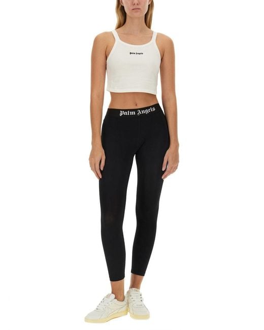 Palm Angels Black Tank Top