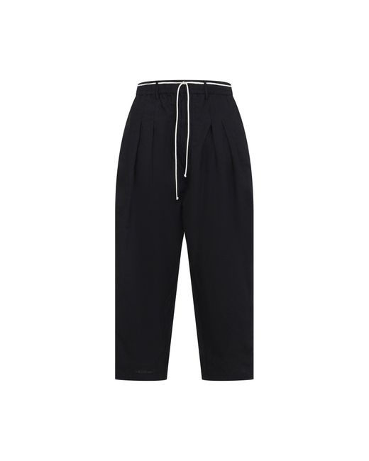 Mordecai Blue Drawstring Pants for men