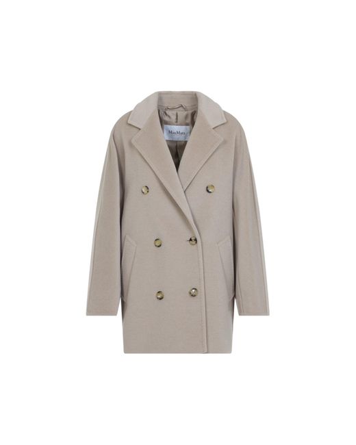 Max Mara Gray Rebus Coat