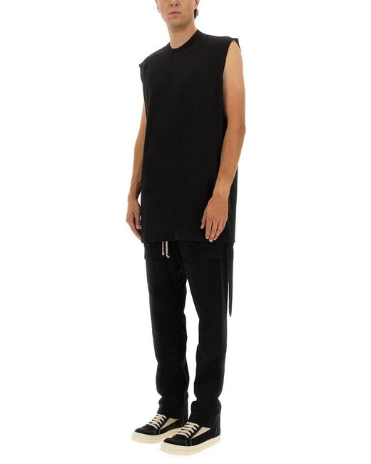 Rick Owens Black Creatch Cargo Pants for men