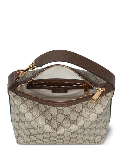 Gucci Gray Shoulder Bag "Ophidia"