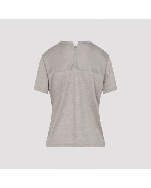 Carven Gray Fitted T-Shirt