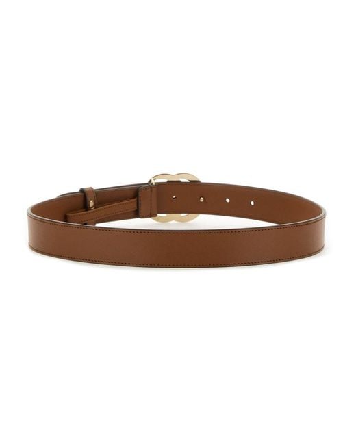 Gucci Brown Gg Marmont Thin Belt