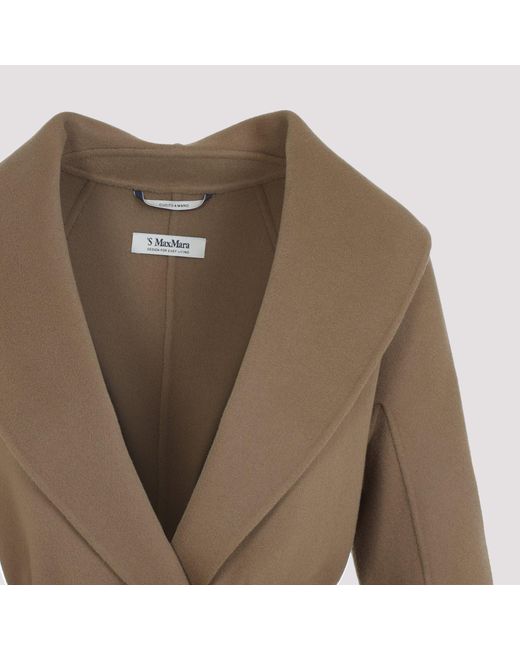 Max Mara Natural Messi Wool Coat