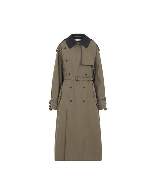 Carven Natural Ca307 Trench Coat