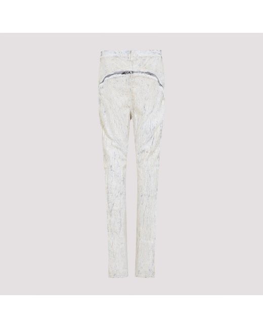 Rick Owens White Bolan Banana Jeans for men