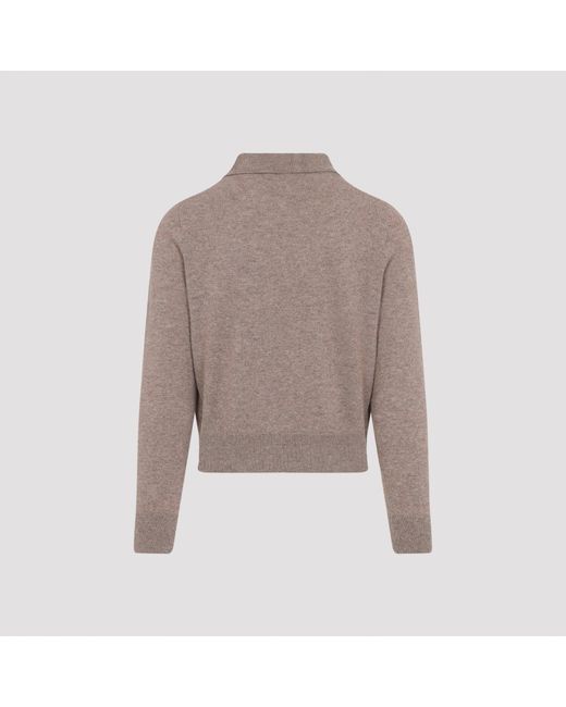 Acne White Wool Sweater for men