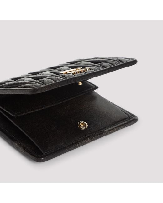 Miu Miu Black Lamb Leather Wallet