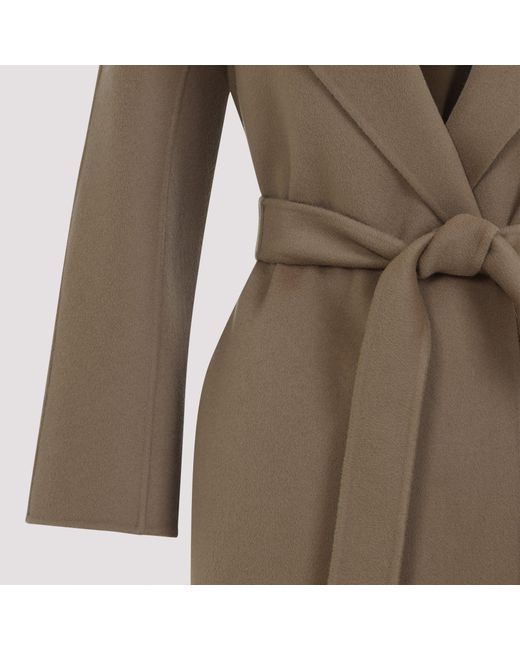 Max Mara Natural Messi Wool Coat