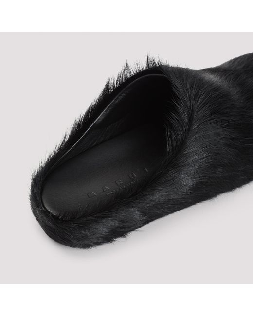 Marni Black Fussbett Sabot
