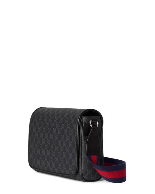 Gucci Black Shoulder Bag "Gg" Medium for men