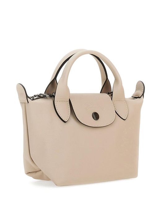 Longchamp Natural Le Pliage Xs Handle Bag
