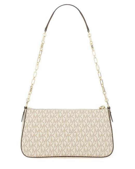 MICHAEL Michael Kors White Medium Clutch