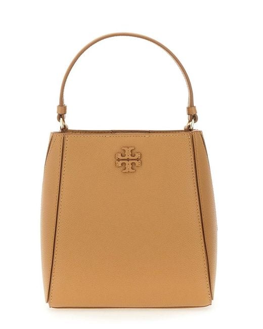 Tory Burch Brown Borsa A Secchiello "mcgraw"