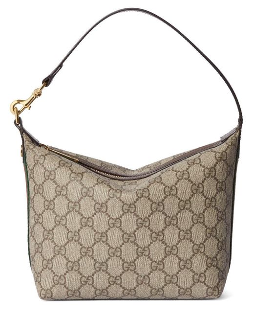 Gucci Gray Shoulder Bag "Ophidia"