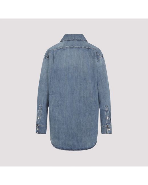 Miu Miu Blue Denim Shirt
