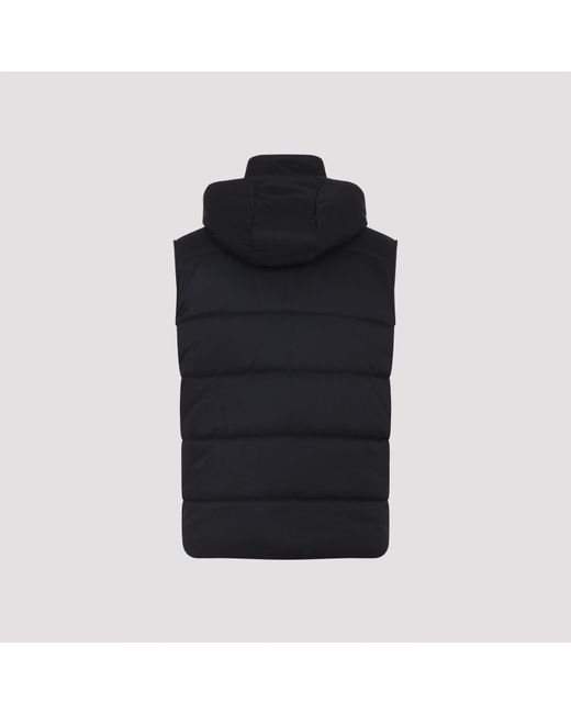Kiton Black Sleeveless Jacket for men
