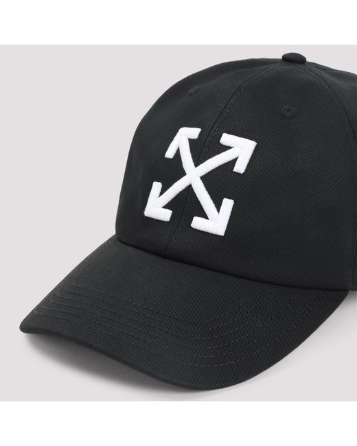 Off-White c/o Virgil Abloh Black Off- Arrow Baseball Cap for men