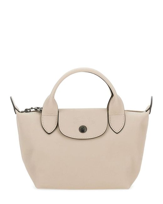 Longchamp Natural Le Pliage Xs Handle Bag