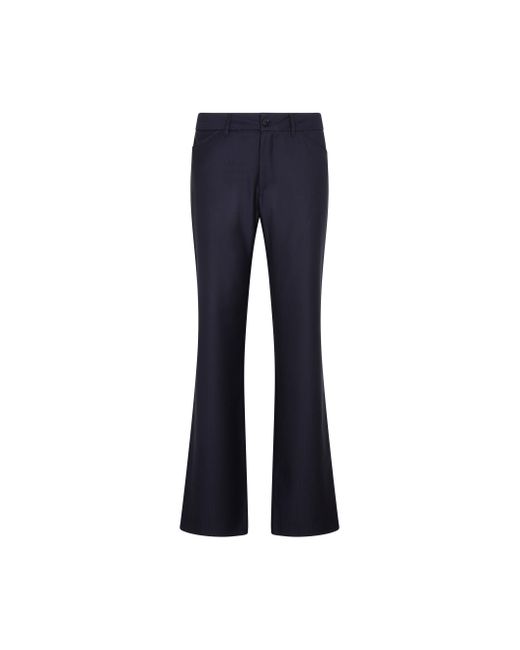 Etro Blue Bootcut Trousers for men