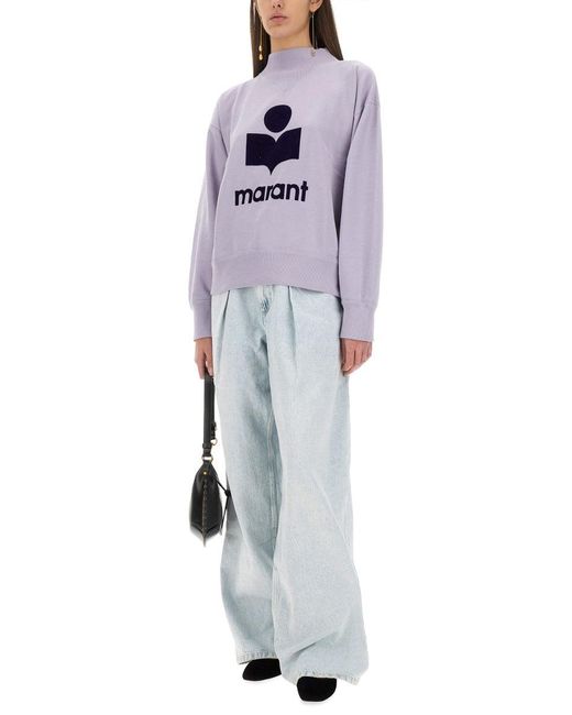 Isabel Marant Purple "Moby" Sweatshirt