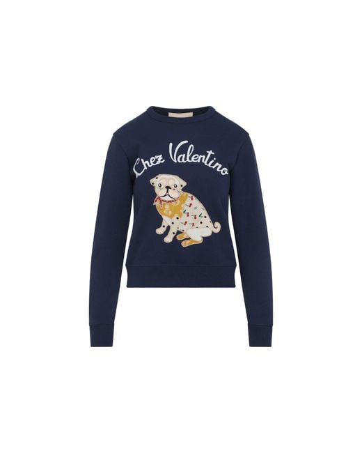 Valentino Blue Sweatshirt