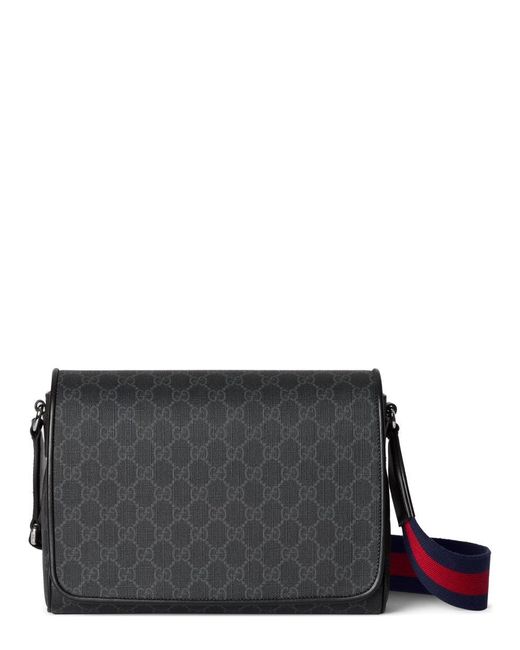 Gucci Black Shoulder Bag "Gg" Medium for men
