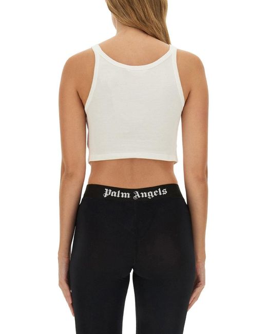 Palm Angels Black Tank Top
