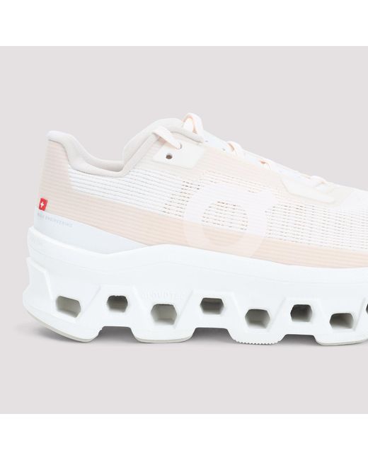 On Shoes White Cloudmster Void Sneakers