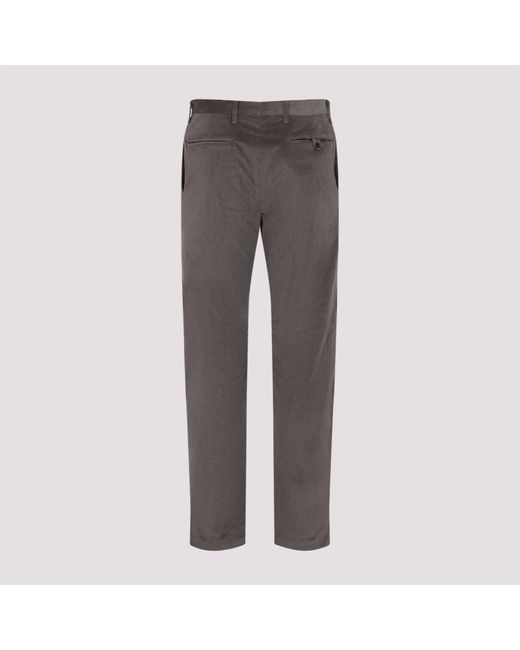 Paul Smith Gray Wool Pants for men