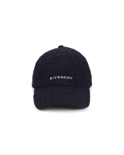 Givenchy Blue Embroidered Cap