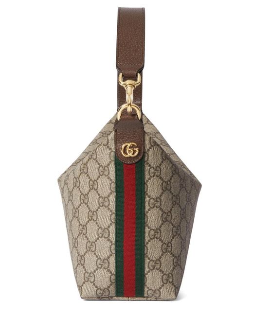 Gucci Gray Shoulder Bag "Ophidia"