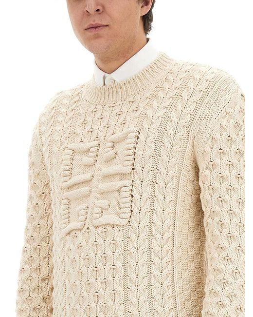 Givenchy Natural Jersey With Logo for men