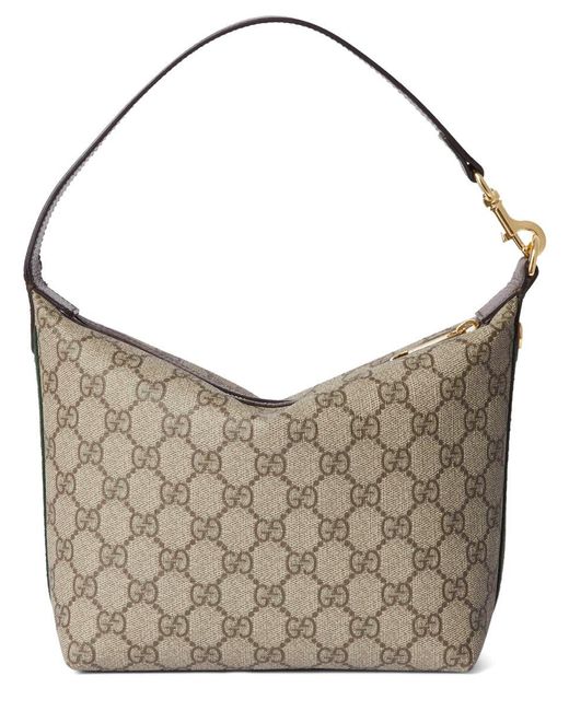Gucci Gray Shoulder Bag "Ophidia"