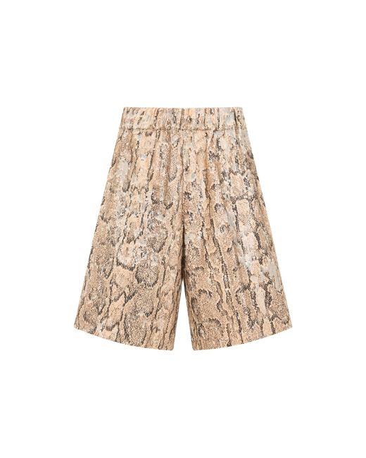 Dries Van Noten Natural Pomy Bis Bermuda Shorts