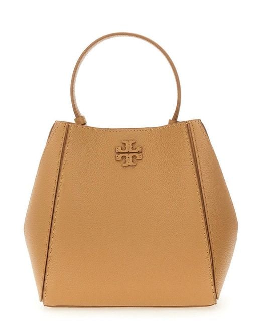 Tory Burch Brown Borsa A Secchiello "mcgraw"