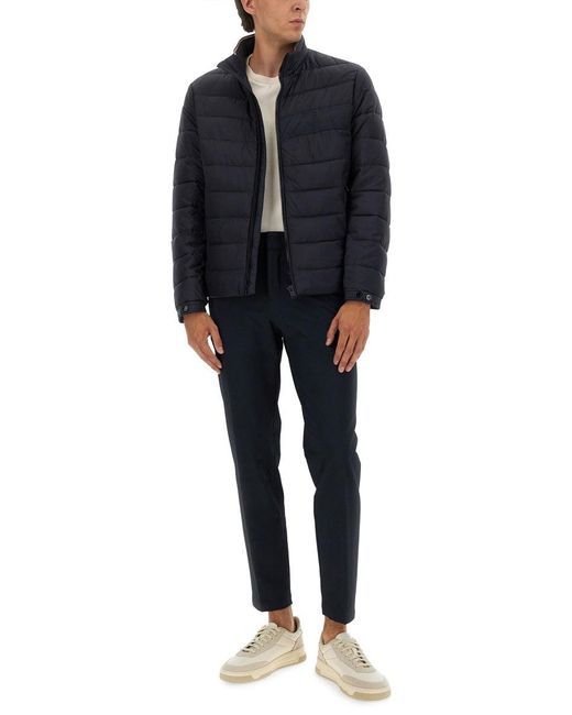 Boss Blue Regular Fit Water Repellent Jacket for men