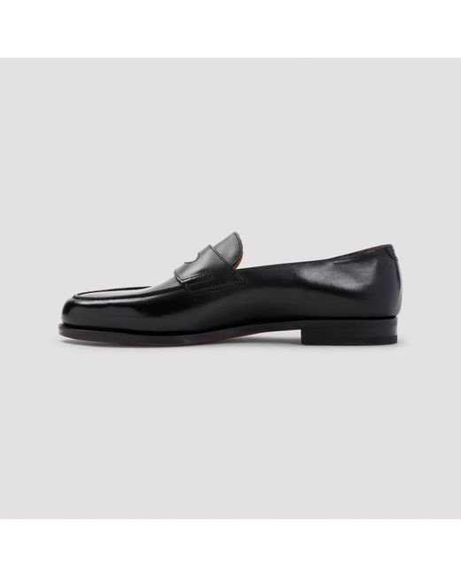 John Lobb Black Lopez Loafers for men