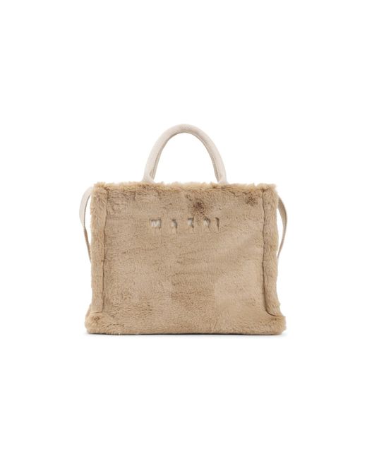 Marni Natural Small Basket Handbag