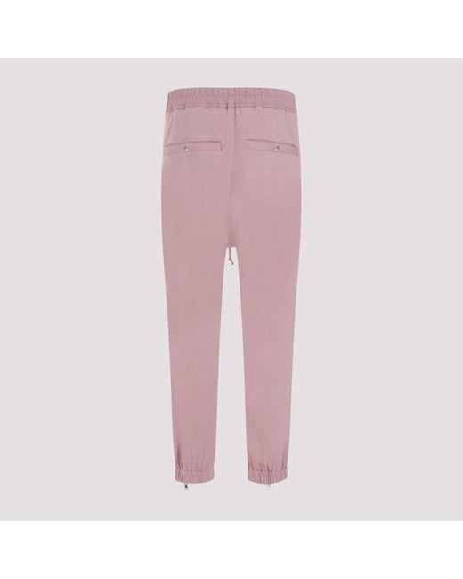 Rick Owens Pink Tectuatl Track Pants for men
