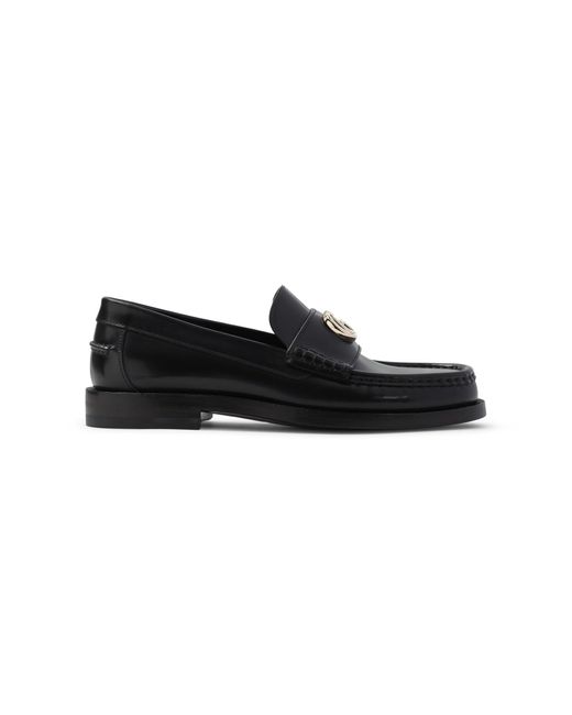 Gucci Black Marmont Gg Loafers