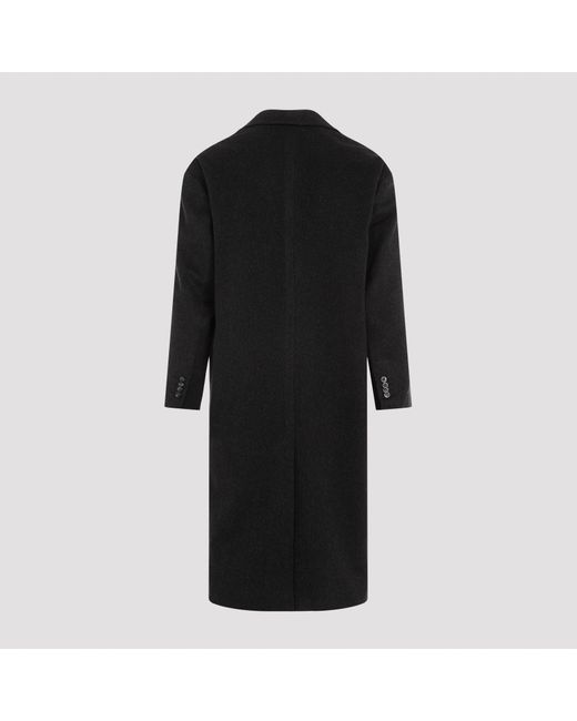 Kiton Black Tib Coat for men