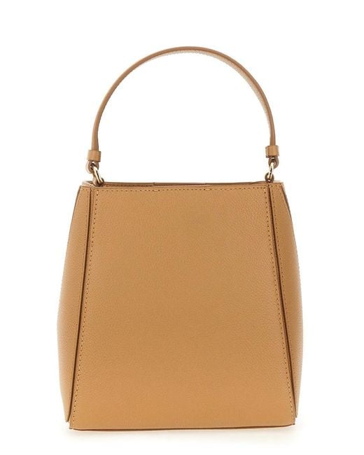 Tory Burch Brown Borsa A Secchiello "mcgraw"