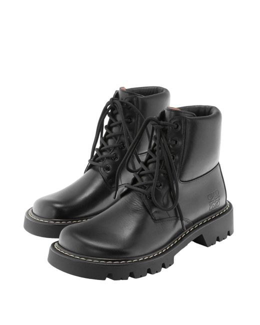 Loewe Black Sierra Ankle Boot Shoes for men
