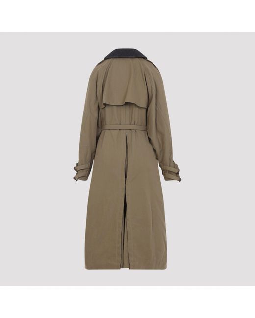 Carven Natural Ca307 Trench Coat