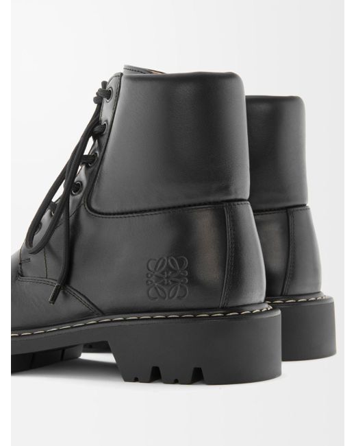 Loewe Black Sierra Ankle Boot Shoes for men