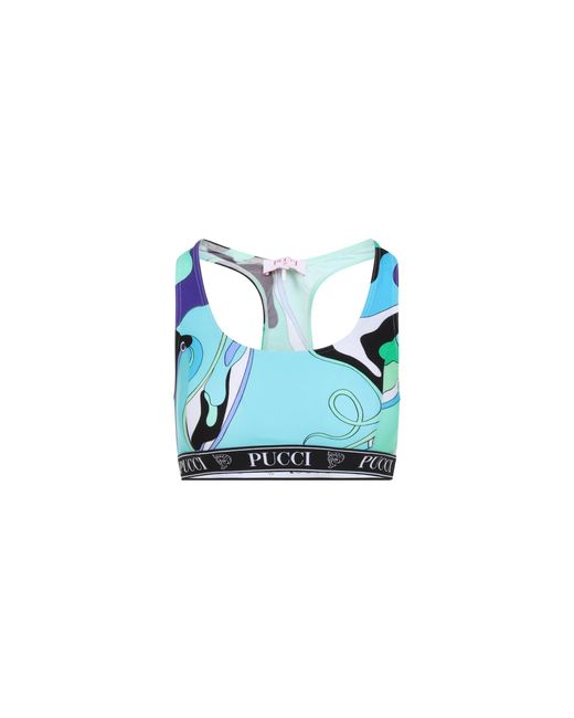 Emilio Pucci Blue Orchidee Bra