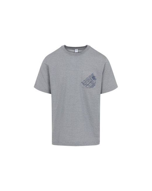 Berluti Gray Cotton T-Shirt for men