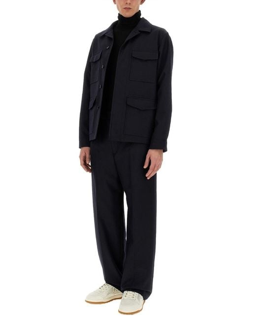 Gucci Black Wool Twill Jogging Pants for men