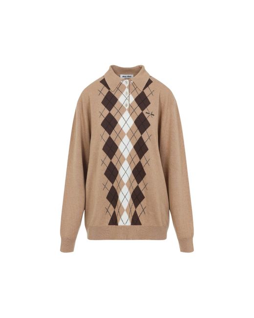 Miu Miu Natural Cashmere Pullover